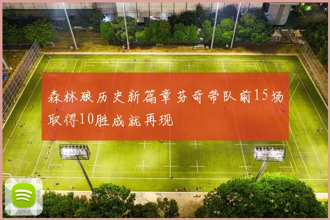 森林狼历史新篇章芬奇带队前15场取得10胜成就再现